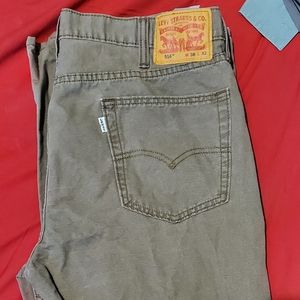 Men's Size 38 Tan Levi Strauss Jeans NWOT